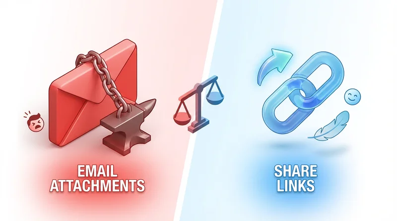 Email Attachments vs File Sharing Links: Which Is Better?