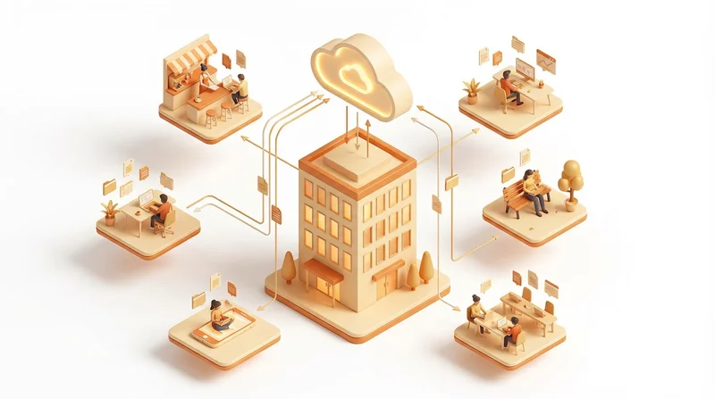 Cloud access illustration
